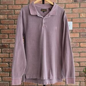 Mens Timberland Long Sleeve Polo - Size Large